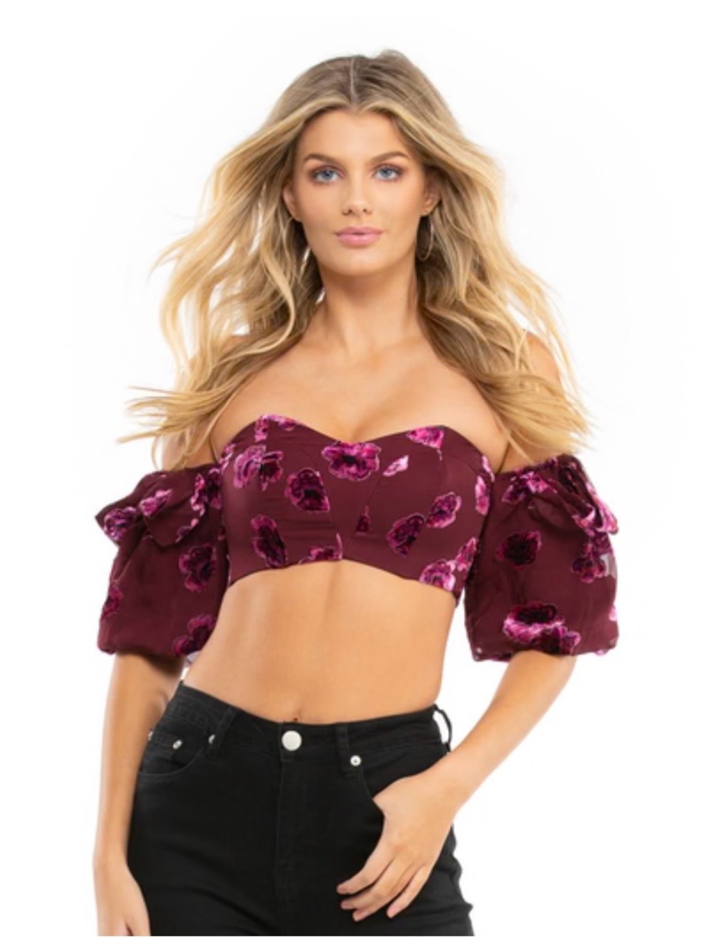 For Love & Lemons crop top.  Medium